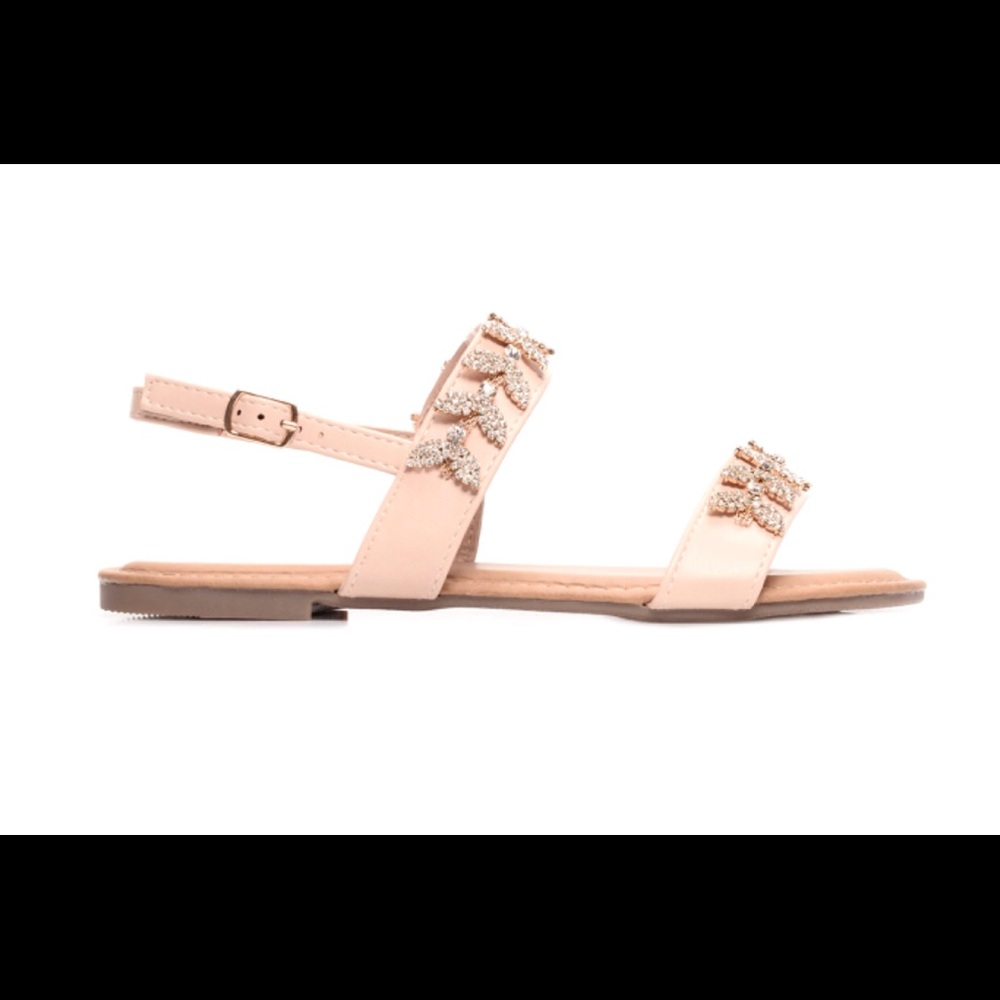 Fashion Nova No Secrets Left Sandals Size 7.5